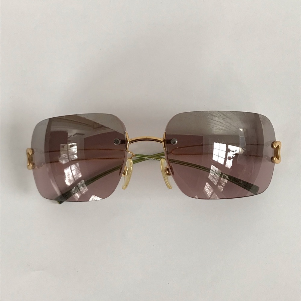 Vintage Chanel Sunglasses (aviator style)